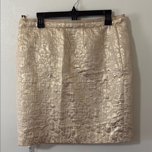 Elegant Cream Skirt by Loft Size 12 - Picture 1 of 9
